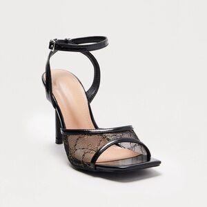 Fashion Nova Black Lace Heels